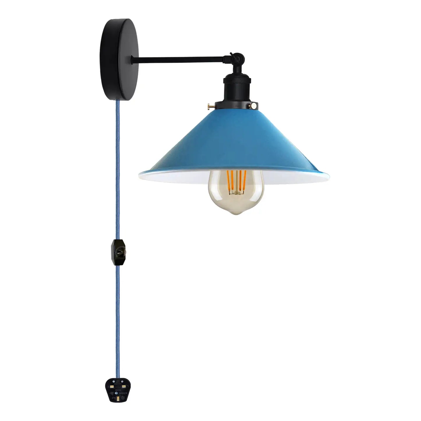 Cord plug in pendant light with Dimmer Switch ~2224