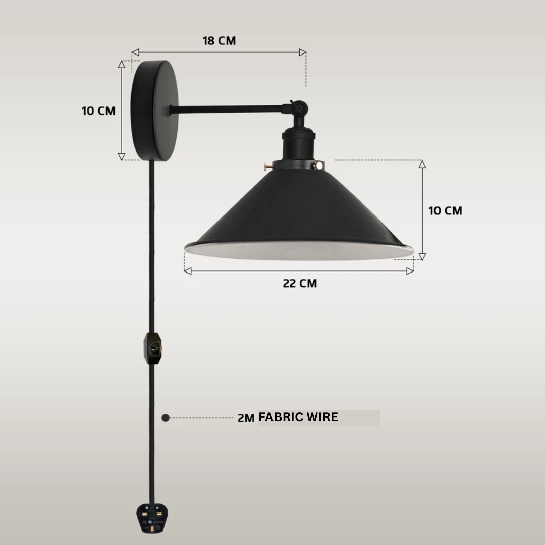 Cord plug in pendant light with Dimmer Switch ~2224