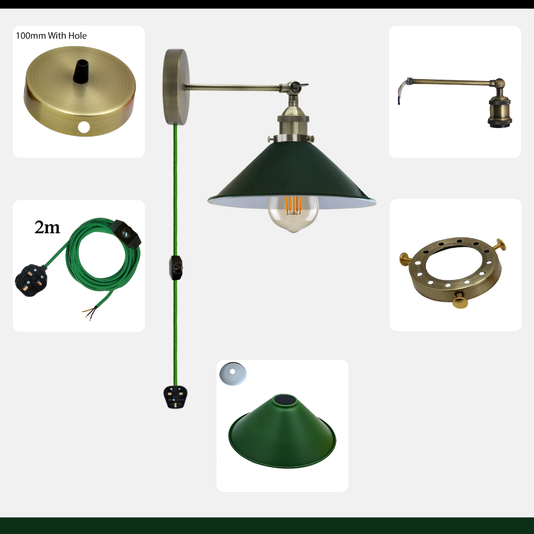 Cord plug in pendant light with Dimmer Switch ~2224