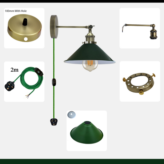 Cord plug in pendant light with Dimmer Switch ~2224